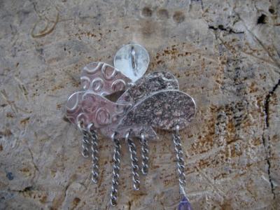 14-011 Sterling Paisley Cloud Pendant 14-011 Sterling Paisley Cloud Pendant
