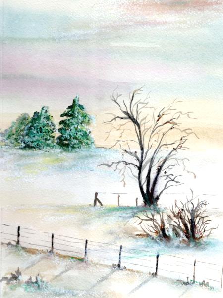 Winter Mood - Mixed Media