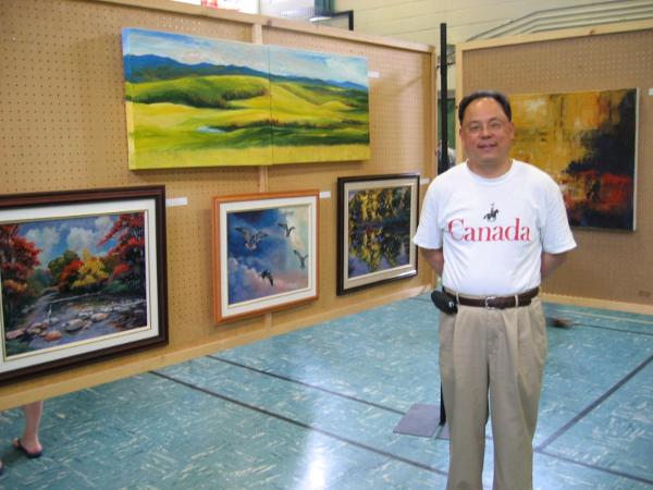 Jimmy Sun at Guelph Art Show