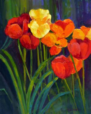 Tulips - Red Yellow Orange Tulips - Red Yellow Orange