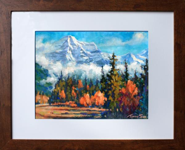 Clouds Surrounding Mt Robson,Canada