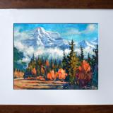 Clouds Surrounding Mt Robson,Canada