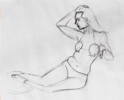 Amber as Mermaid, Seated Amber as Mermaid, Seated