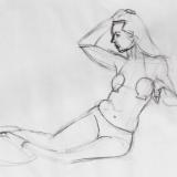 Amber as Mermaid, Seated