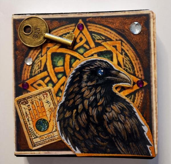 Crow and Key mini journal  