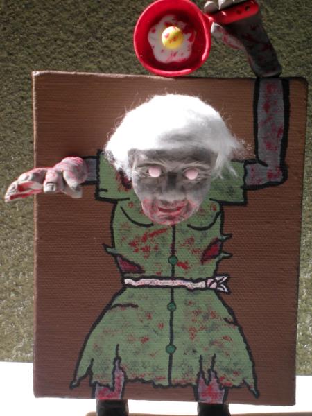"3-D Zombie Granny"