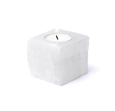 Selinite tea light holders 