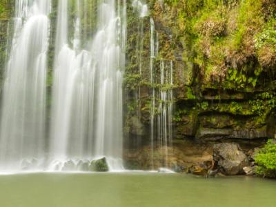 Llanos de Cortés waterfall and Grotto Llanos de Cortés waterfall and Grotto