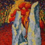 Woman on a Rock
