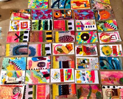 Making Art cards Making Art cards