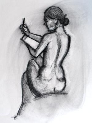 Brie, Sketching Brie, Sketching