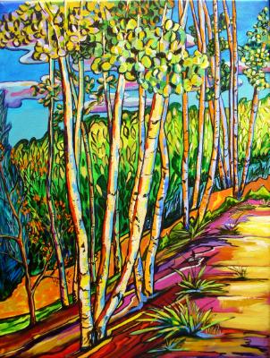 Aspen Delight - 24x18 original acrylic on canvas 