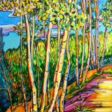 Aspen Delight - 24x18 original acrylic on canvas 