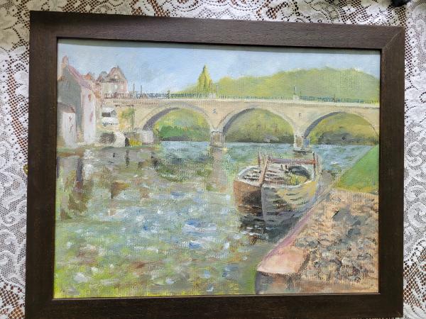 French river scene 