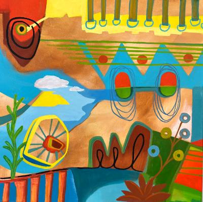 The Southwest Side   30”x30”  (sold)