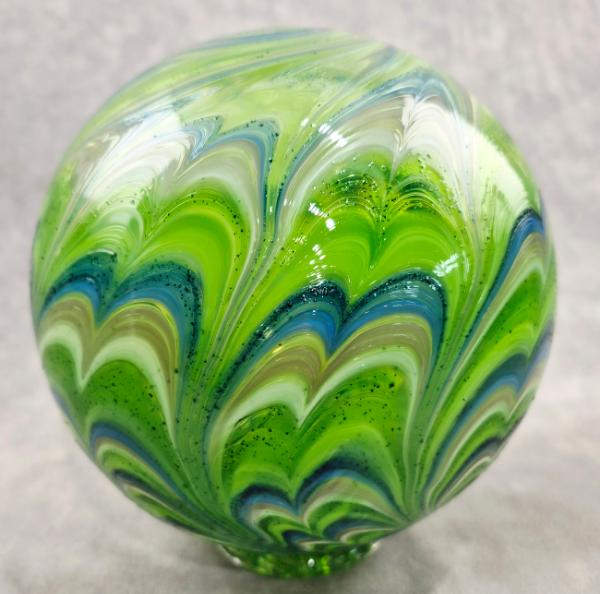 #02072603 Glass Float SeaHawks 12th Man sound wave design 6.5'' $80.00