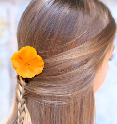 Golden Poppy Hair Clip Golden Poppy Hair Clip