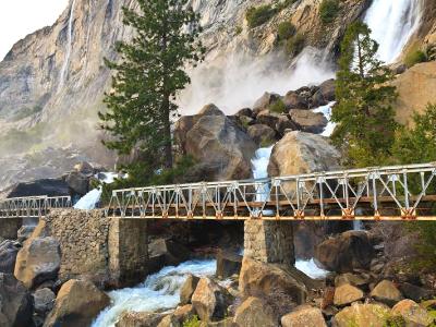 Wapama Falls Footbridge Wapama Falls Footbridge