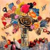 Origami in flight bouquet 