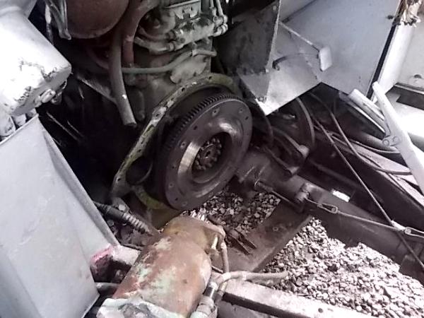 Gearbox removed