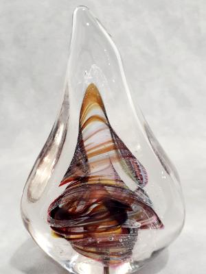 #11172501 Solid Glass Sculpture Glows in the Dark 7''HX4.25''WX2.25''D $150.00 #11172501 Solid Glass Sculpture Glows in the Dark 7''HX4.25''WX2.25''D $150.00