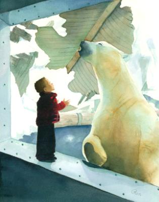 Sam At SeaWorld ~First Place Winner~Watercolor ~ 18X24 Sam At SeaWorld ~First Place Winner~Watercolor ~ 18X24