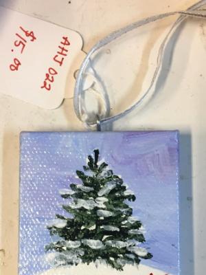 Snowy Tree Ornaments Snowy Tree Ornaments