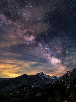 Glacier Gorge Overlook Milky Way Glacier Gorge Overlook Milky Way