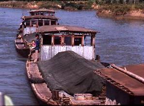 Chinese Lined work boats