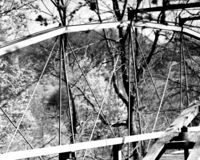 Whipple Cast and Wrought Iron Bowstring Truss Bridge, Albany, NY (canon r50 50mm f/1.2)