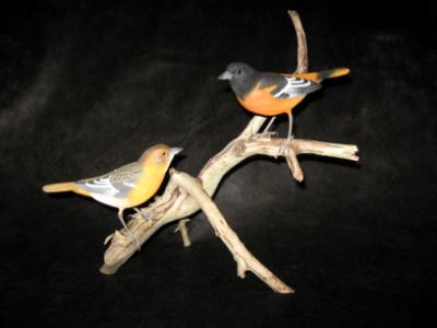 Pair Life Size Orioles - sold