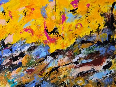 The Yellow Series: #27: The landscape rages with anticipation of The King in Yellow. The Yellow Series: #27: The landscape rages with anticipation of The King in Yellow.