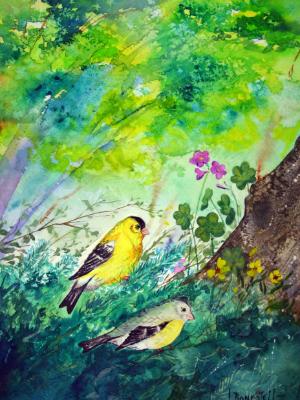 “Goldfinches” “Goldfinches”
