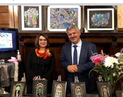 May Alsouz, joined  exhibition , Iraqi  Embassy washington D.C.2022