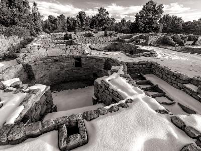 Mesa Verde Coyote Village Black & White Mesa Verde Coyote Village Black & White