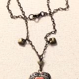 Vintage look small heart locket