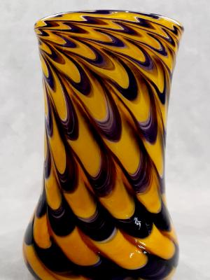 #01072605 Drinking glass UW colors 6''HX3.5''W $80.00 (2)
