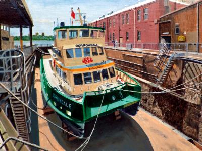 "Borrowdale" in the Dry Dock