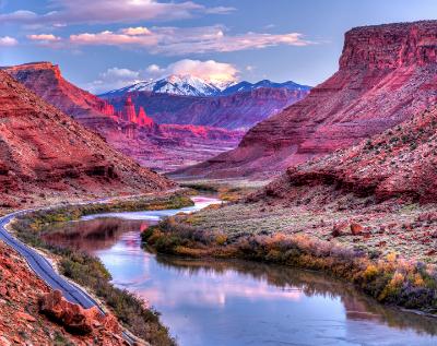 Pink Towers Blue River Pink Towers Blue River