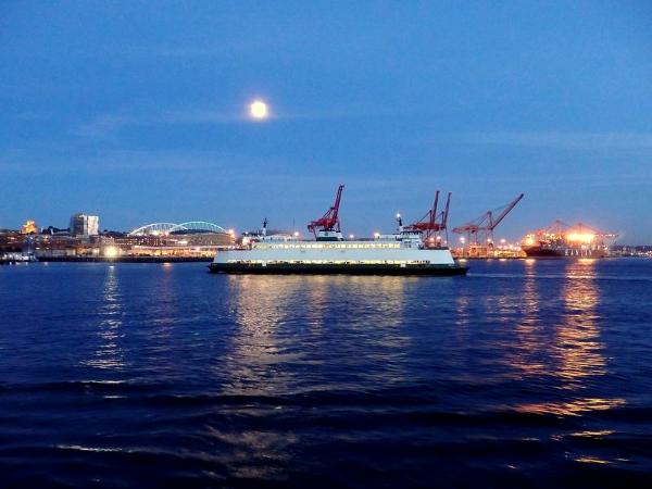 Seattle Waterfront Evening