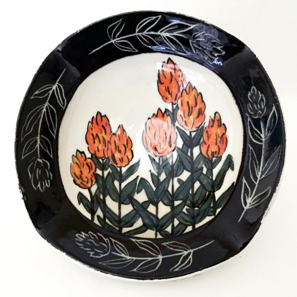 Indian Paintbrush Flowers Bowl