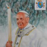 Portrait of Pope FRANCIS, 80cm x 60cm, 2015