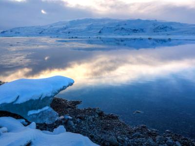 Icy Blue Lagoon Twilight Icy Blue Lagoon Twilight