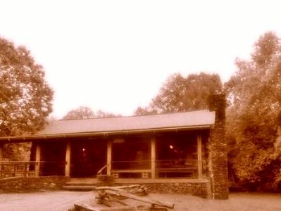 Cades Cove, TN  Visitors' Center in the Great Smoky Mountains National Park