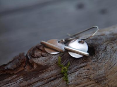 *SOLD OUT* Moon and twig sterling silver earrings *SOLD OUT* Moon and twig sterling silver earrings