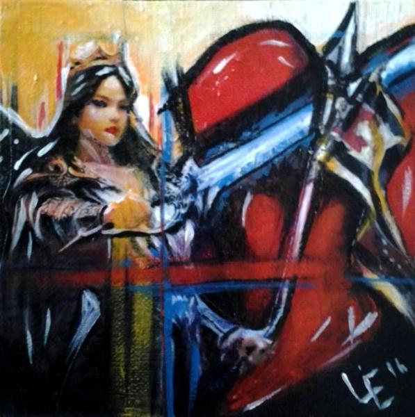 Knight's Love - Painting 2 of Knights & Warriors Commission