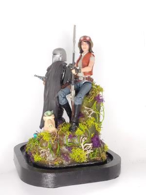 Convenient Alliance. Star Wars Figure Forest Display Base Convenient Alliance. Star Wars Figure Forest Display Base