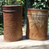 Two Textured Jars