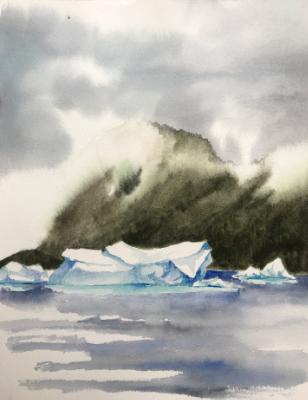 Icebergs, Nanortalik, Greenland Icebergs, Nanortalik, Greenland
