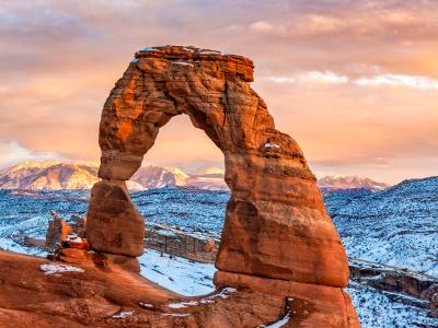 Delicate Arch WInter Sunset Delicate Arch WInter Sunset